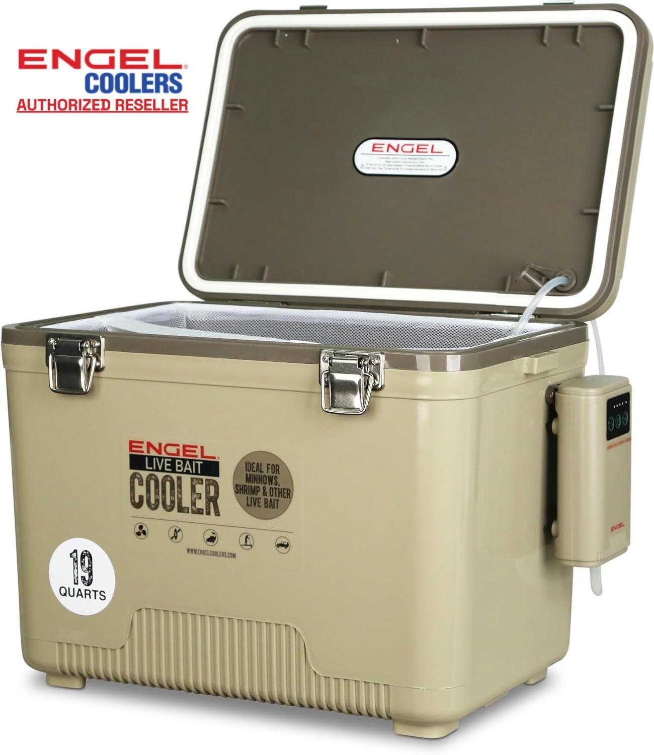 With Rechargeable Aerator Silver Or Tan