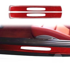 For Porsche 718 Cayman 2017-2025 Genuine Carbon Fiber Door Sill Panel Trim
