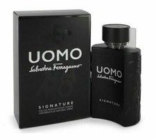 Salvatore Ferragamo Uomo SIGNATURE Men 3.4 oz 100 ml Eau De Parfum Spray Nib