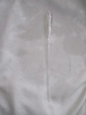 handblown beautiful hanging glass 14" long home decor