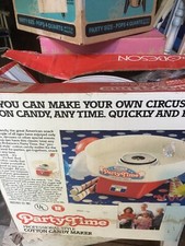 Party Time Cotton Candy Maker - Still In Box