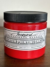 Brand New Sealed Jacquard - Professional Screen Printing Ink - 16 oz Red 104