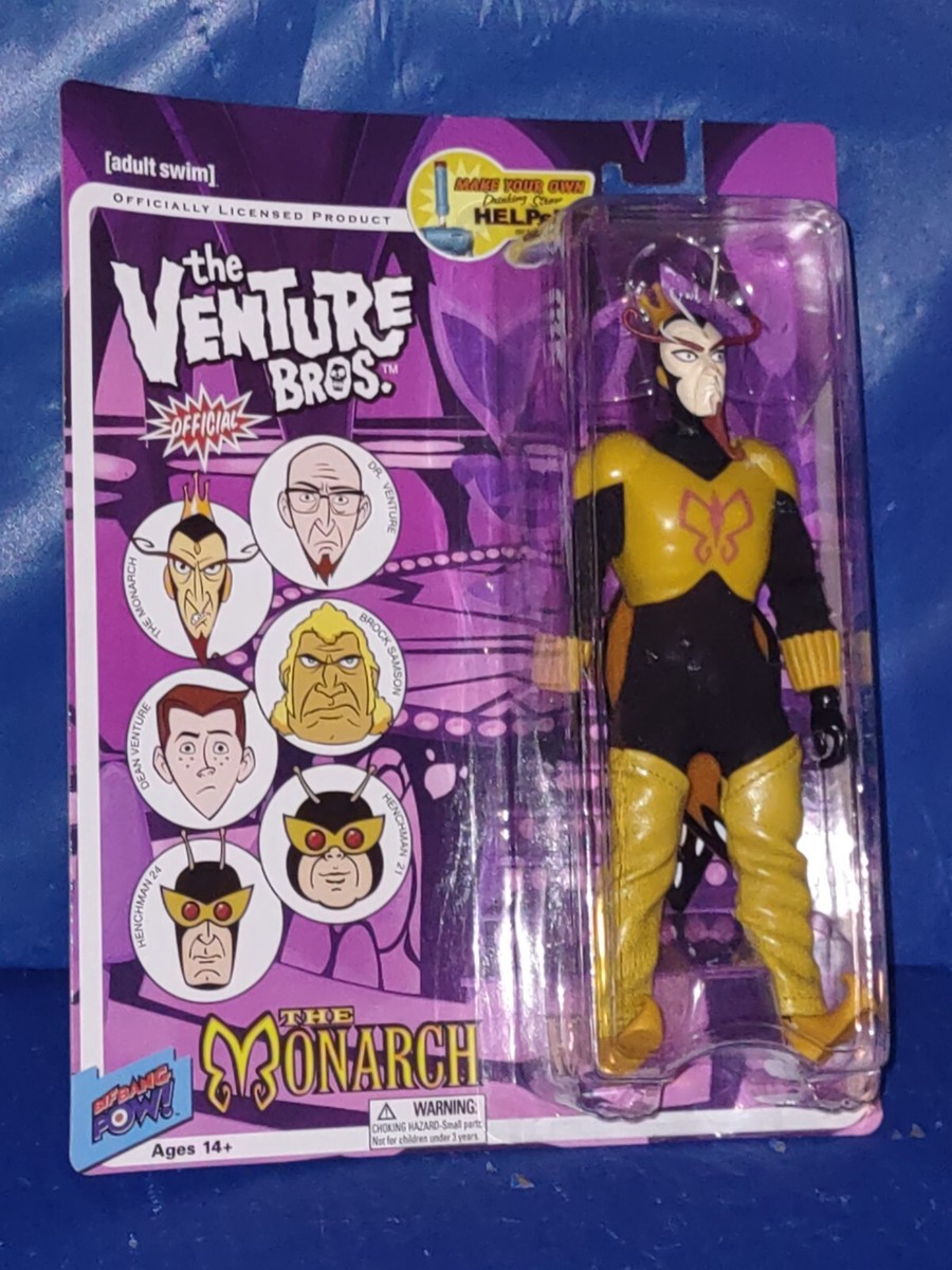The Venture Bros The Monarch Retro Mego Style Figure Bif Bang Pow