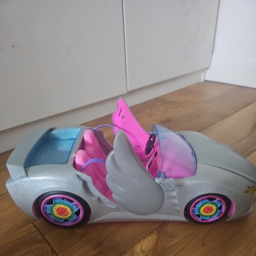 Barbie Doll Extra Convertible Car Fashionistas Sparkly Silver Open Doors READ - Picture 10 of 10