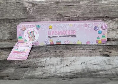 Lip Smacker Lip Balms 10ct/1.4 oz ea Best Flavor Forever Original Gift Tin