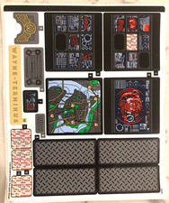LEGO STICKER SHEET for 76183, Batcave: The Riddler Face-off, New  Genuine 