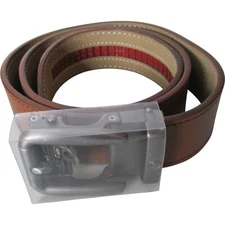 Nexbelt Mens Ratchet PCC4720 Classic Pebble Grain Cognac Classic Belt Cut to 31"