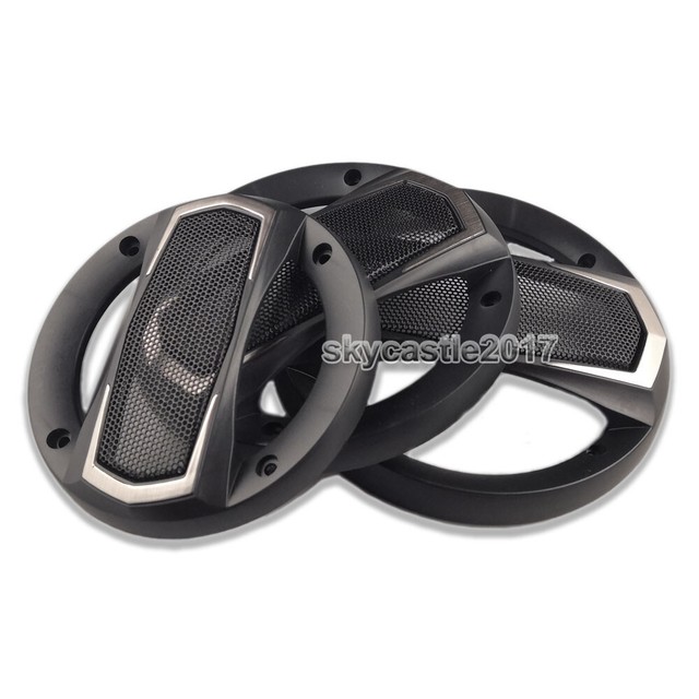 4/5/6//6x9 inch Speaker Cover Grill Car Audio Decorative Circle Metal