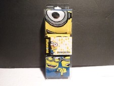 Minions - Brand New - 3 Pair Crew Socks - Fits 8-12 Shoe Size