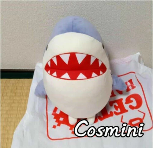 Final Fantasy XIV FF14 The Major General Commander Shark Plush Doll Stuffed Toy - Foto 4 di 9