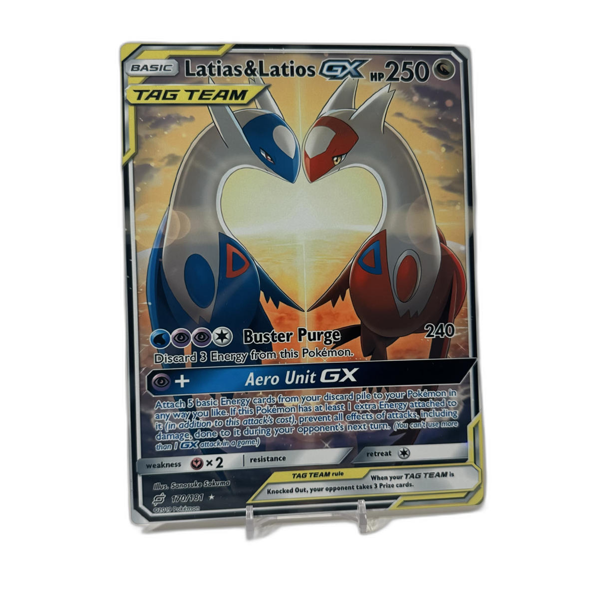 ポケモンカード Latias & Latios GX タグチーム海外版セット Latias & Latios GX Alt Art – Team Up | Jumbo Metal 6