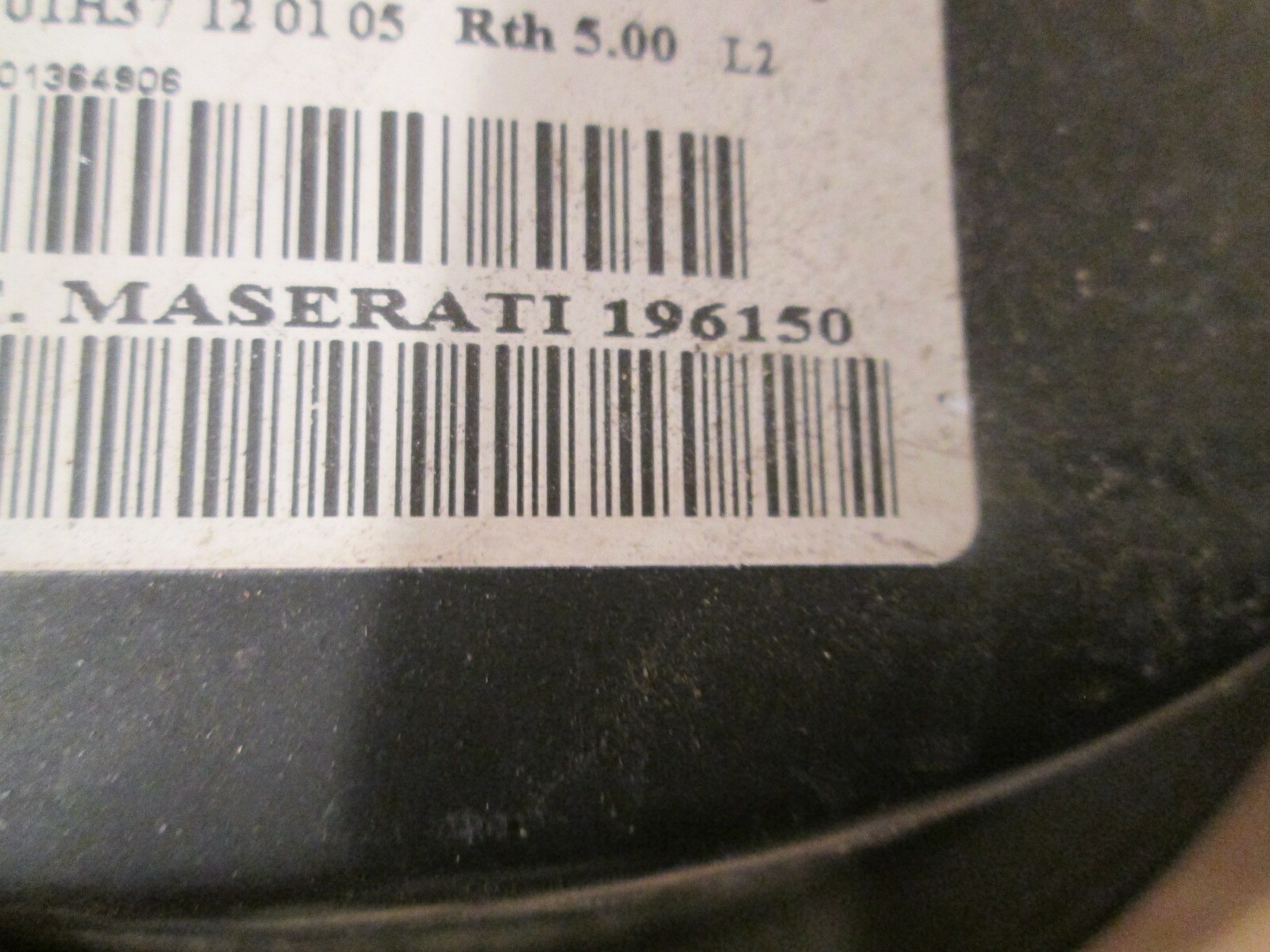 Maserati 4200 Coupe Spyder - Brake Booster Without Master Cylinder F1 P/N 196150