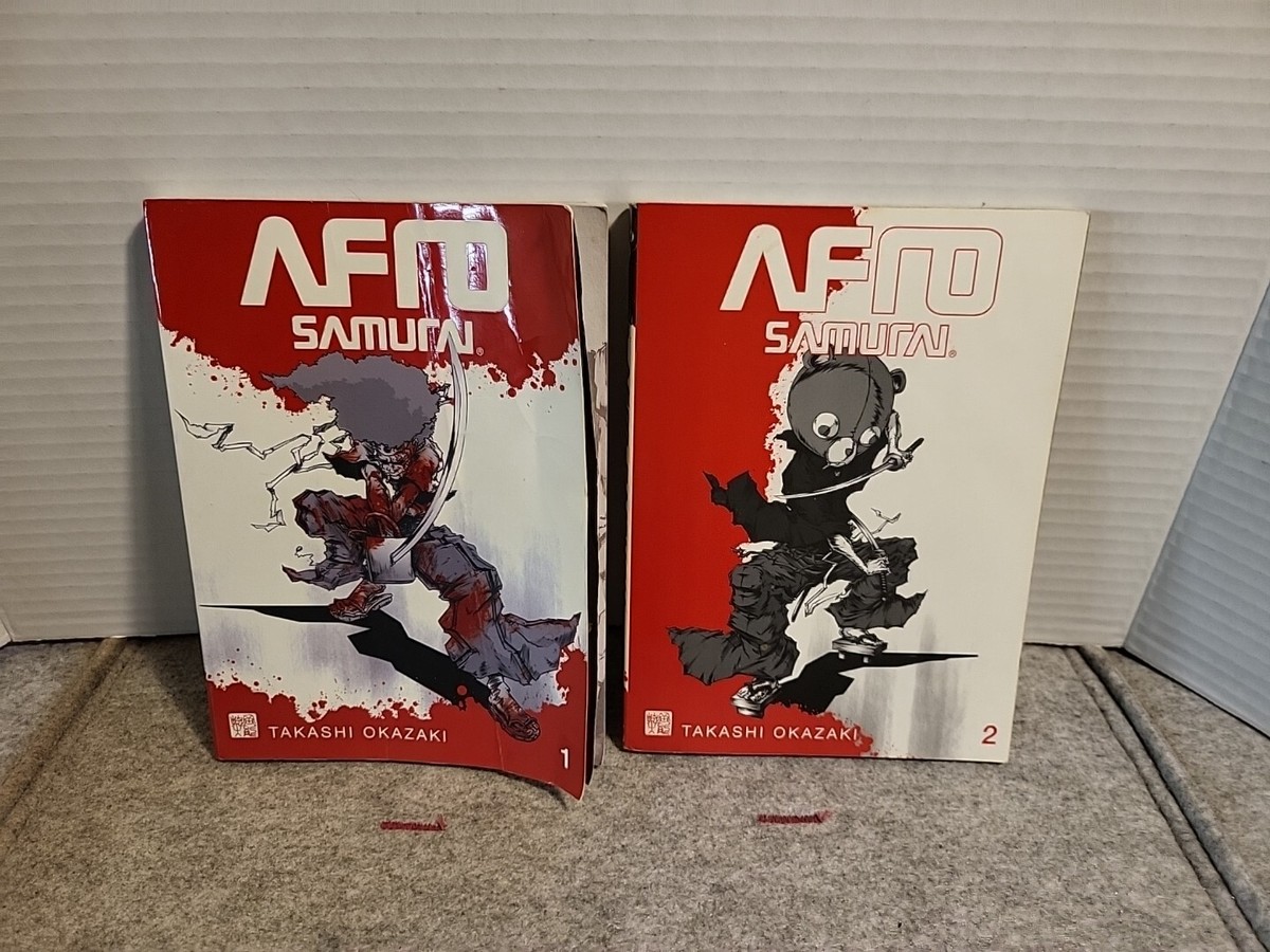 Afro Samurai Vol. 1 & 2 (1st Edition, Seven Seas) Manga Takashi