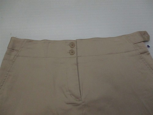 Nueva falda beige de mezcla de algodón recta talla 8 de John Paul Richard para mujer - Imagen 4 de 6