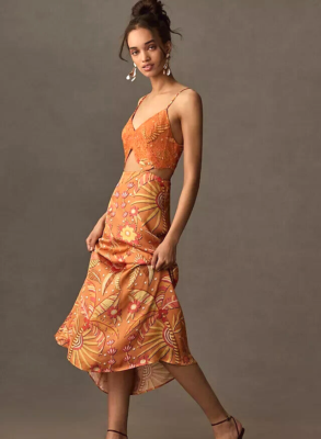 chinese dress ladies Lilac Sweet Garden Maxi Dress main image 0