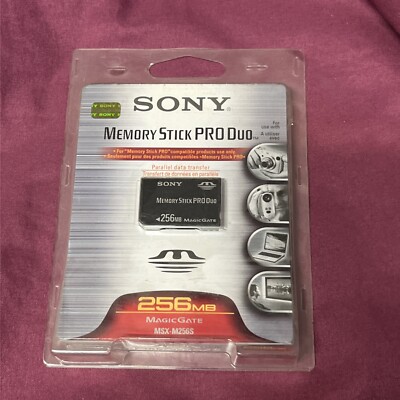 ORIGINAL Sony Memory Stick PRO Duo 256 MB - NEW OVP - RAR