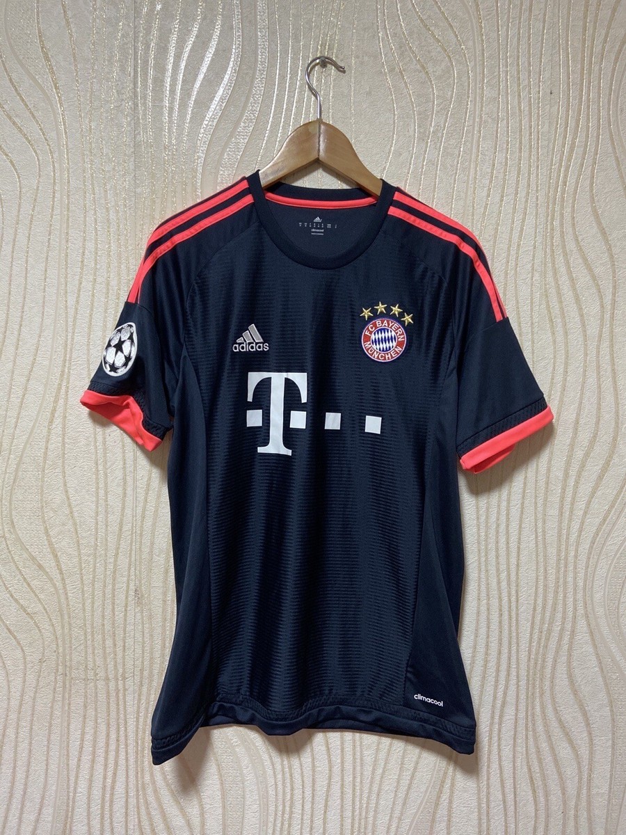 BAYERN MÜNICH 2015 2016 THIRD FOOTBALL SHIRT SOCCER JERSEY ADIDAS