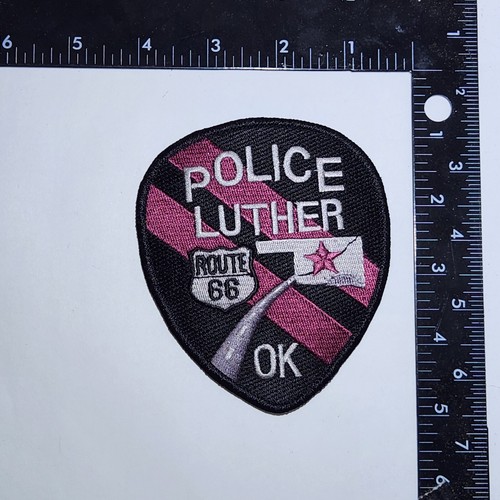 Luther, Oklahoma Police Patch. Great Condition!