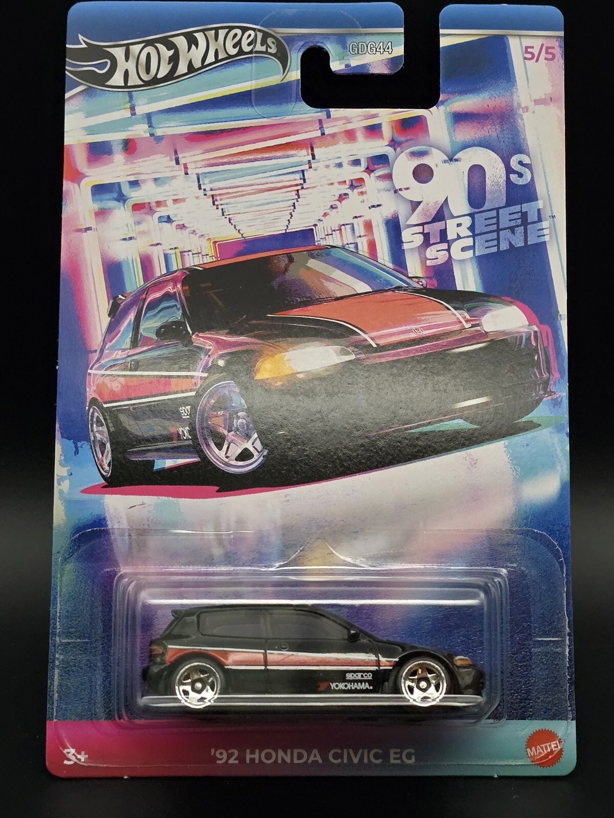 Hot Wheels 90's Street Scene 92 Honda Civic EG