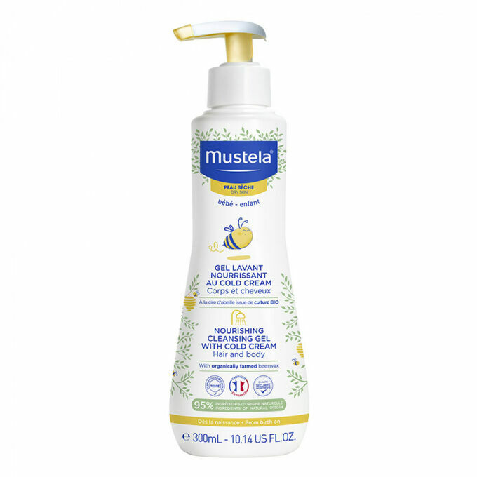 Mustela Infant Nourishing Cleansing Gel with Cold Cream 300ml New and Authentic