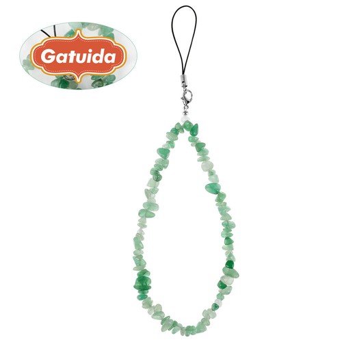 Chain Clear Green Bead Phone Charm Beaded Cell Lanyard Mobile - Zdjęcie 10 z 12