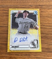 2020 Bowman Chrome Andrew Dalquist 1st Bowman Auto Gold Shimmer Refractor #/50