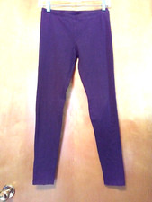 HUE Leggings size S Small Cotton Blend Solid Brown - light/midweight not sheer