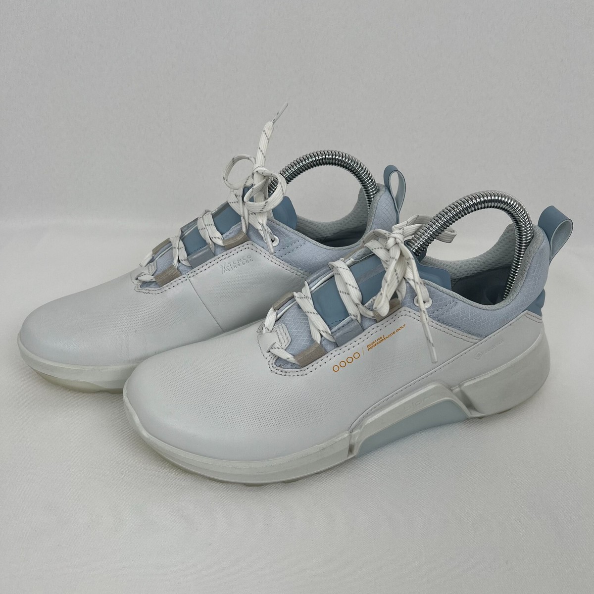Women ECCO Biom Hybrid H4 GTX Gore Tex White/Air Golf Shoes Size US  EU 37