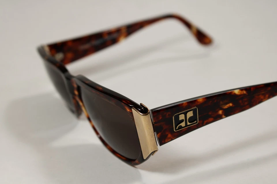  Gafas de sol vintage Courrèges Eclipse marco tortuga París Mod.9320 A-311  Foto 2 de 4