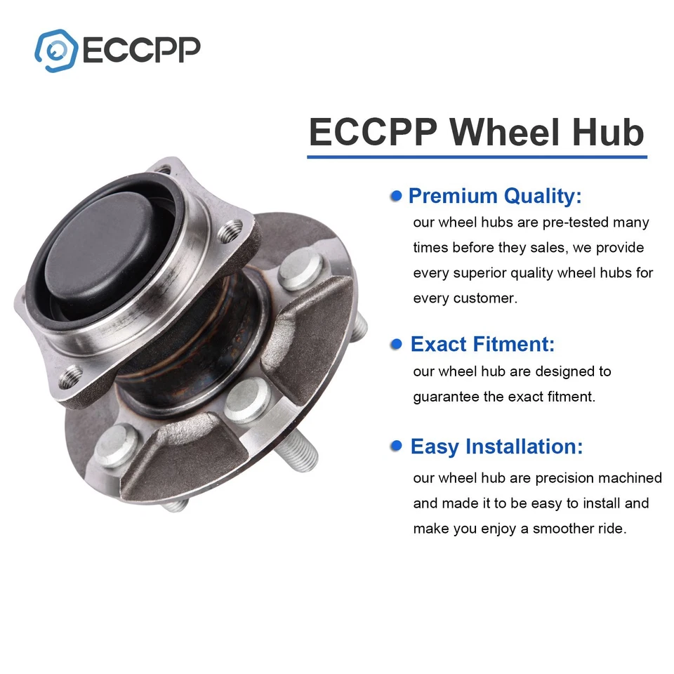 2Pcs Wheel Hub Bearings Rear FWD For Toyota Corolla Matrix Celica Pontiac Vibe - Image 3 of 4