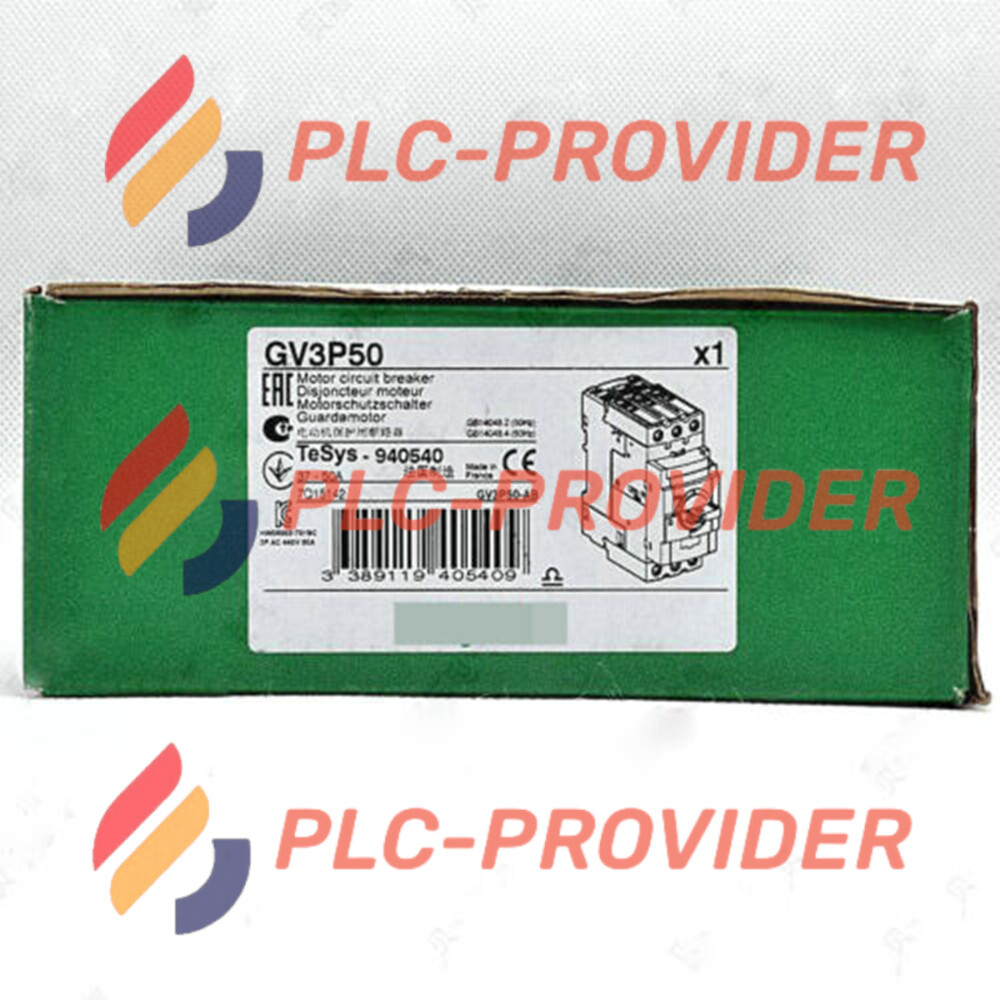 GV3P50 NEW Schneider Electric TeSys GV3 Circuit Breaker Thermalmagnetic ...