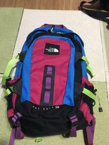 north face multicolor backpack