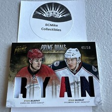 2013-14 Panini Prime Duals /50 Ryan Murphy Ryan Murray #D-MM Rookie RC