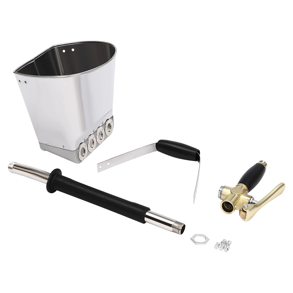 Пистолет для штукатурки стен цементного раствора бетона воздушной штукатурки бункер 4 струйных краски - Изображение 4 из 4