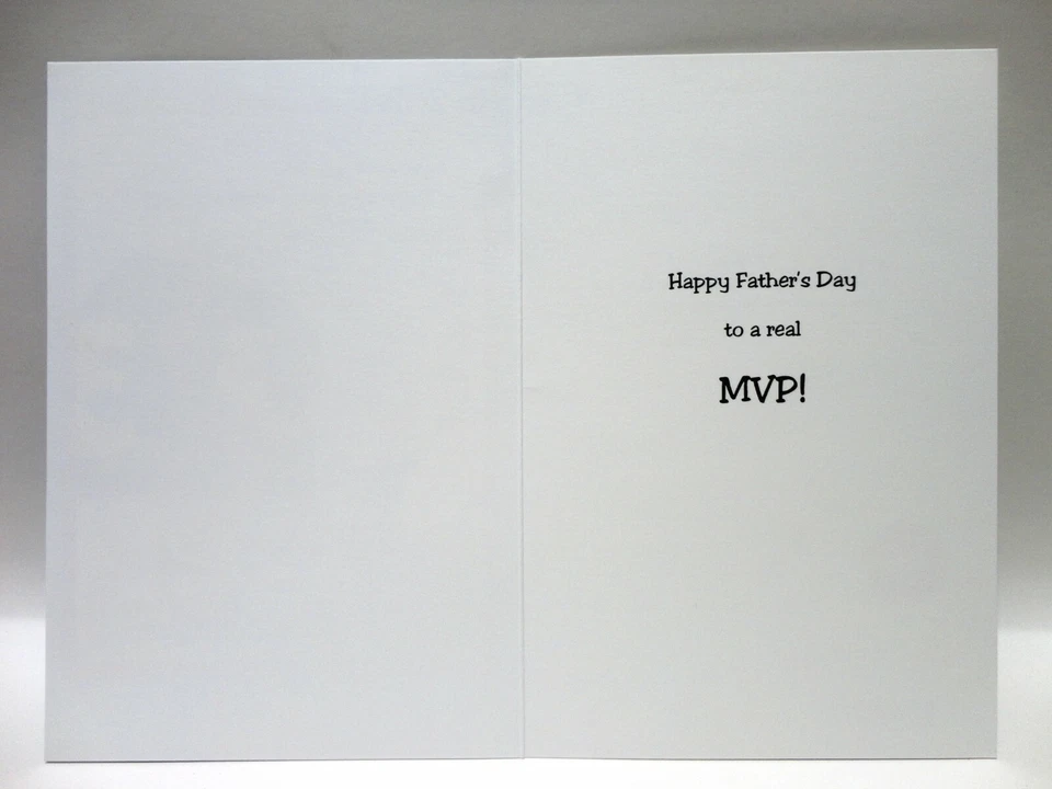 NobleWorks Greeting Card - Happy Father's Day to a Real MVP! 001860 - Image 2 of 2