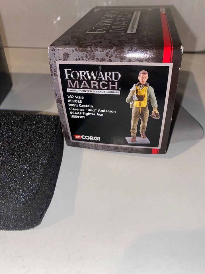 Corgi Forward March Clarence Bud Anderson BOX ONLY FIGURE NOT INCLUDED - Image 2 of 2