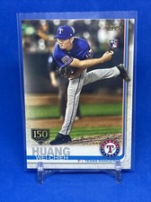 2019 Topps Huang Wei-Chieh #US212 Update Series 150th Anniversary (RC) Rangers