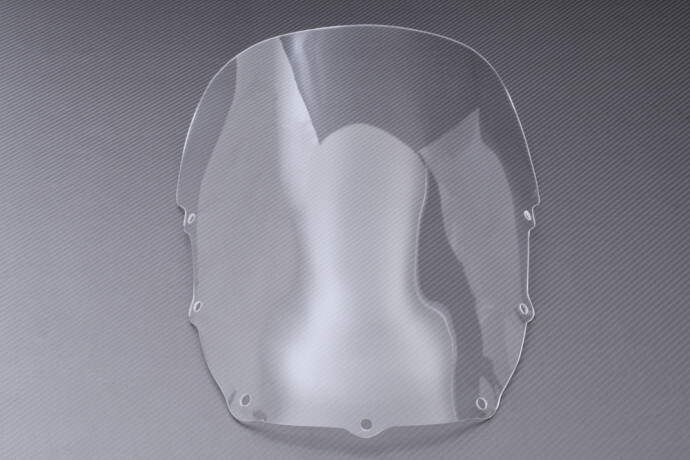 Saute vent clair en polycarbonate pour voyage au long cours en Kawasaki ZZR 1100