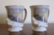 LENOX, The Seaside Lighthouse Mugs, 2004 -Set of Two; Excellent Condition
