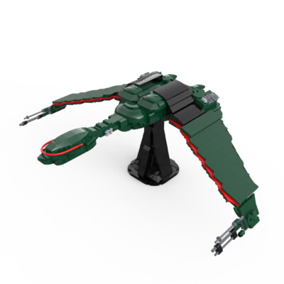 Klingon D5 Class Cruiser Ship Model 1004 Pieces from TV Series MOC Build Gift