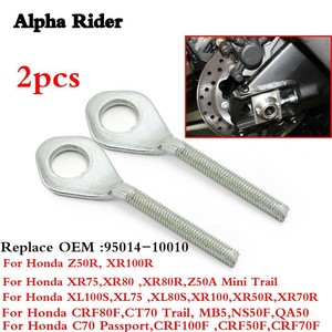 Trail Rear Wheel Chain Adjuster For HONDA CT70 Z50 XR75 XL75 XR80 Z50R XL80S MB5