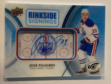 2016-17 Upper Deck Ice Rinkside Signings Autograph #RS-JP Jesse Puljujarvi AUTO