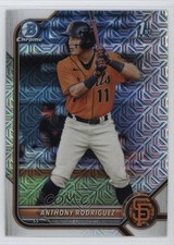 2022 Bowman Chrome Prospects Mega Box Mojo Refractor Anthony Rodriguez 1t2c