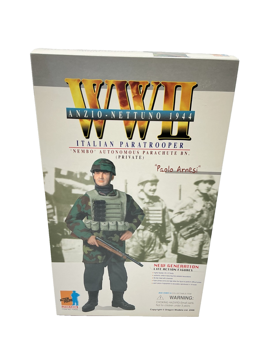 Dragon 1/6 WWII Italian Paratrooper PAOLO ARNESI Anzio-Nettuno