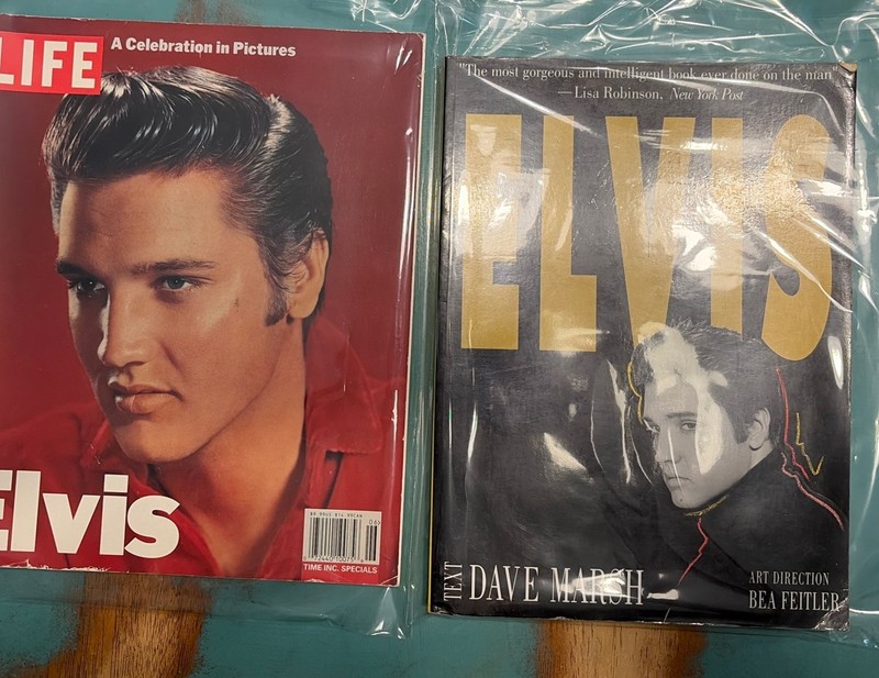 Vintage Life Elvis addition and Elvis Magazine by David Marsh