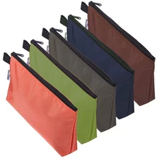 5 Pcs Premium Tool Pouch Zipper Bag, Small Utility Bags, 12.5 X 7 X 2 Inch Ba...