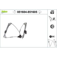 1X Fensterheber Valeo 851604 Passend FüR BMW