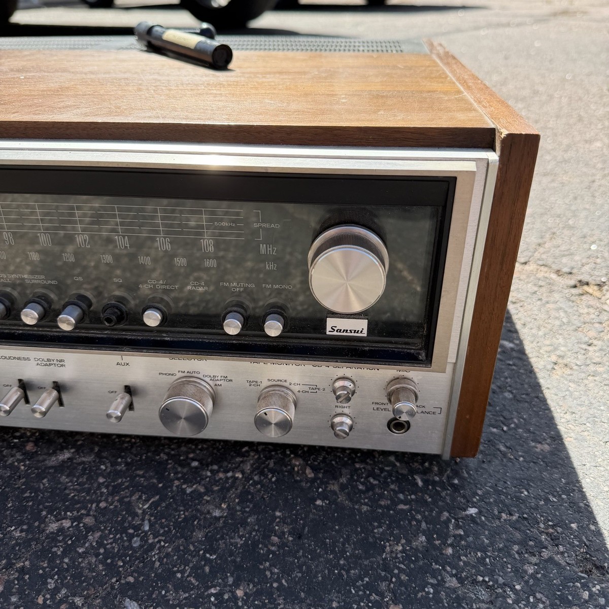 Sansui QRX-8001 Quadraphonic 4-Channel Receiver AS-IS PARTS OR