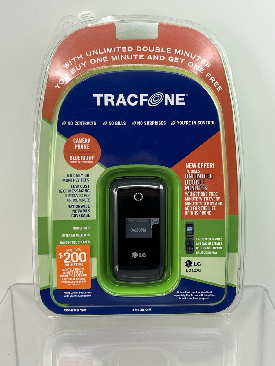 Tracfone LG G2 420G Prepaid Cell Flip Phone, 2010 NEW In Package