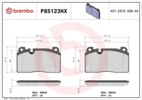 Brembo BremsbeläGe Ohne ZubehöR Vorne Rechts Links FüR Audi A7 A6 C7 Q5 Porsche